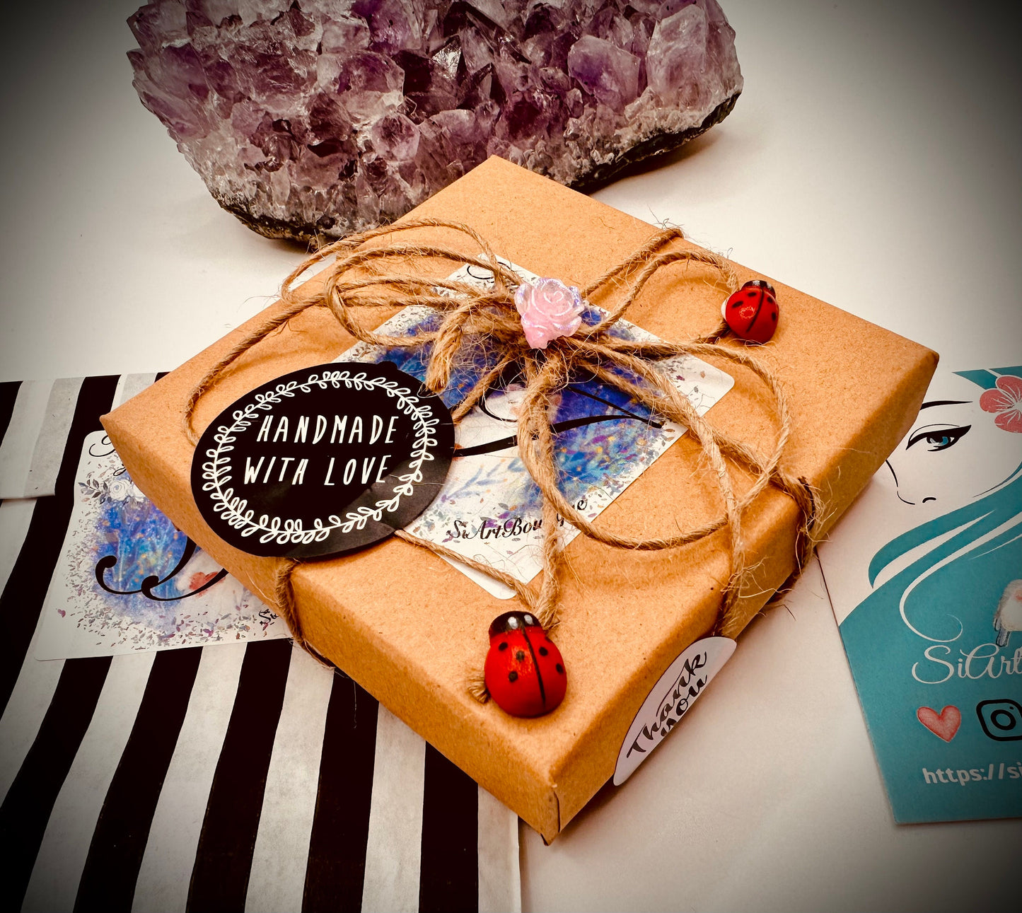 Rainbow Boots Keychain