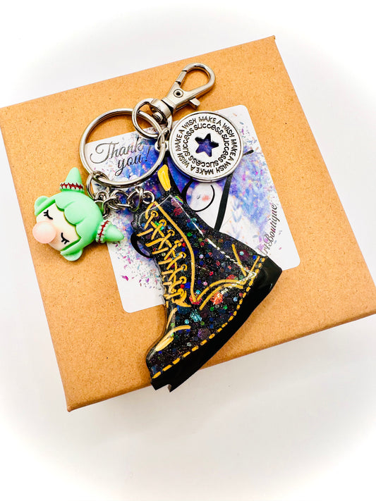 Make a wish Boots keychain