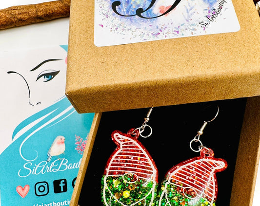 Gonk Gnome Dangle Earrings